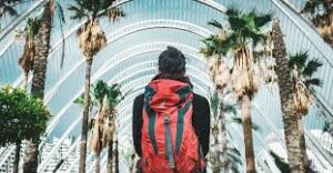 This image depicts one who has travelled with a clear purpose in mind