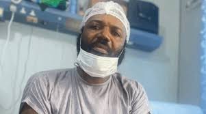 Ato Essien receiving medical care at the 37 Military Hospital