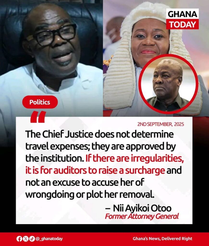Chief Justice Travel Expenses
