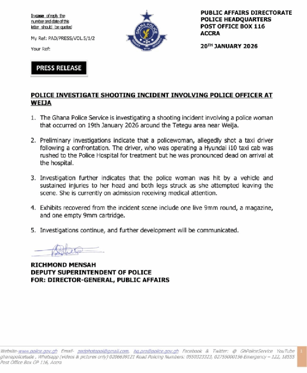 Police Woman Kills Driver