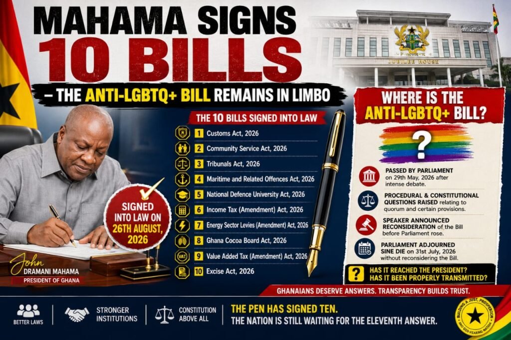 10 BILLS INTO LAW